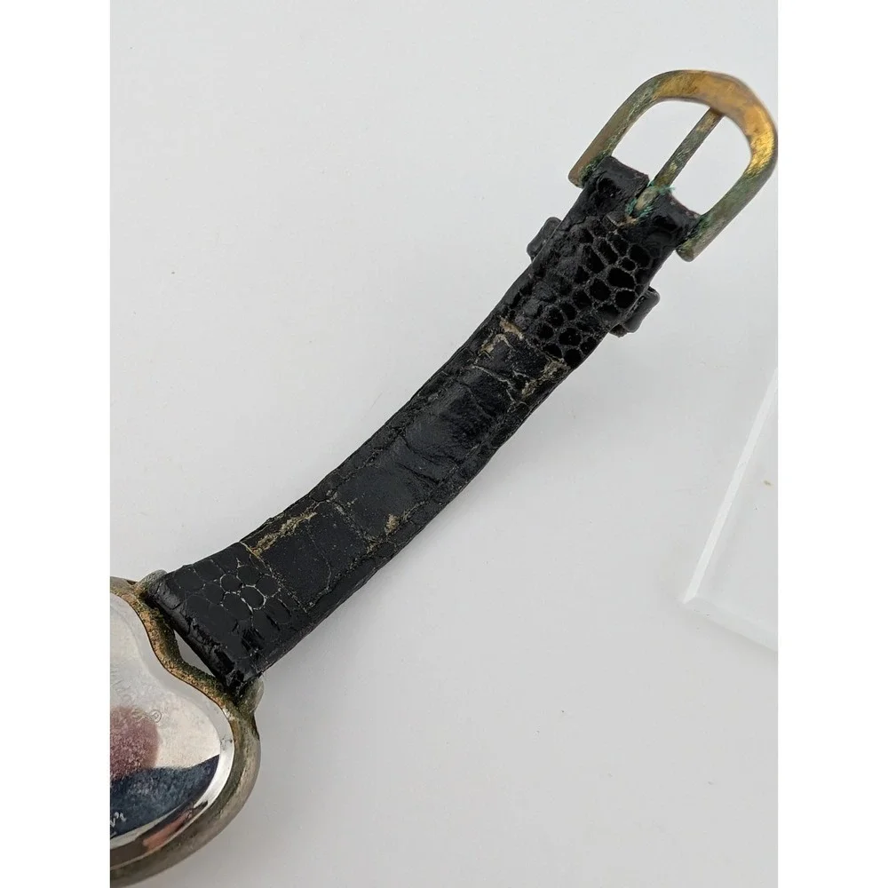 Valdawn‎ Enesco Cherished Teddies Heart Shaped Watch Leather Band- New Battery